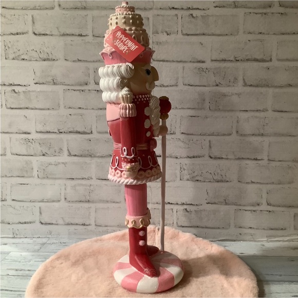 Peppermint Square 22” Pink Candy Nutcracker - Picture 6 of 6
